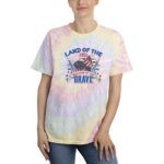 Land Of The Free Tie Dye Spiral Women -Image by Shutterstock  Female Medium