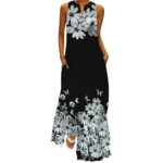 2022 Fashion Dresses Swing Party Dress Womens Wedding Guest Dress Elegent Dress Long Maxi Dress Gown Dress Grey Large