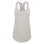 Next Level Ladies  Ideal Racerback Tank   N1533   Silver   Small