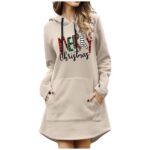 gvdentm Anime Hoodie classic Women Plus Size Pullover Hoodie Colorblock Striped Long Sleeve Hooded Sweatshirt