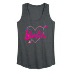 Barbie - Arrow Heart Logo - Women s Racerback Tank Top