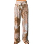 Tejiojio Summer Clearance Sexy Fashion Women Print Lightweight And Breathab Casual Loose Trouser Wide Leg Pants