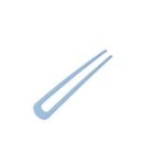 Tmosphere U-shaped Hair Sticks Trendy Modelling Tool Styling Women Hairpin Light-weight Holder Headwear Accessories Lady Blue Blue 1 Pc