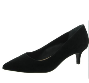 Black pump heels