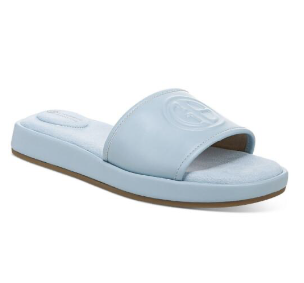 Blue slide sandals Giani Bernini 