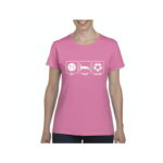 Normal is Boring - Women s T-Shirt Short Sleeve  up to Women Size 3XL - Eat Sleep Soccer