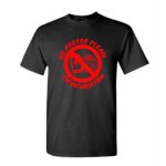 NO PHOTOS I M On Vacation - Unisex Cotton T-Shirt Tee Shirt  Black  Medium