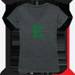 W Republic Products 521-295-E9C-02 Womens Eastern Michigan University Cinder Tee  Heather Charcoal - Medium