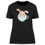 Baby Boy Rabbit Cartoon T-Shirt Women -Image by Shutterstock  Female x-Large