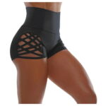 cptfadh Ladies Yoga Women s High Waist Solid Color Bandage Sweatpants Yoga Shorts