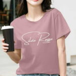 Womens Tops Womens Summer Top Print Casual T Shirt Letter Pattern Fashion Loose Short Sleeve Shacket Jacket Women