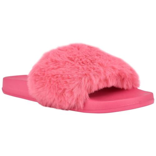 Pink slide sandals shoes