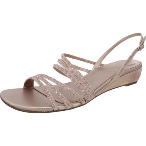 Pink evening sandals shoes