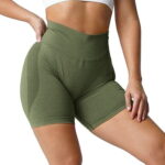 CLZOUD Womens Yoga Leggings Ag Polyester Spandex Womens Shorts Cotton High Elastic Waisted Pleated Ruffle Cute Shorts Beach Flowy Casual Shorts Xs