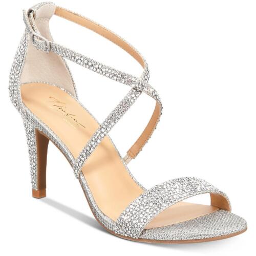 Silver Evening Heels Shoes