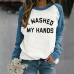 Cotonie Fashion Woman Long Sleeve Round Neck Printing Blouse Autumn Causal Pullover Tops Big Sale M