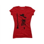 American Girl Juniors Red Graphic Tee - Design By Humans L