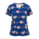 SBYOJLPB Women S Plus Size Short Sleeve Shirts Fashion Women S Summer Printed Short Sleeve Crew-Neck T-Shirt Casual Tee Tops Clearance