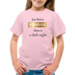 Just Before Sunrise Gold Foil T-Shirt Juniors -Image by Shutterstock  x-Small