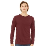 BELLA + CANVAS Unisex Heather CVC Long Sleeve Tee