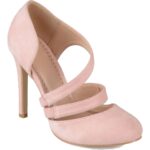 Journee Collection Womens Zeera Pink Stilettos Shoes 8 Medium (B,M) BHFO 0039