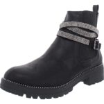 Steve Madden Womens Chelsey Black Chelsea Boots Shoes 5.5 Medium (B,M) BHFO 5590