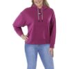 Tommy Hilfiger Sport Womens Purple Gym Fitness Hoodie Athletic XL BHFO 3500