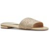 Aldo Womens GHALIA Gold Rhinestone Slide Sandals Shoes 10 Medium (B,M) BHFO 5185