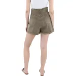 Aqua Womens Green High Rise Short Tie-Waist Cargo Shorts 28 BHFO 5588