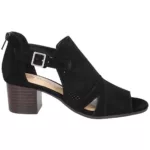 Bella Vita Womens Illiana Perforated Ankle Block Heel Shoes BHFO 9474
