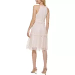 Calvin Klein Womens Lace Knee-Length Daytime Halter Dress BHFO 1241