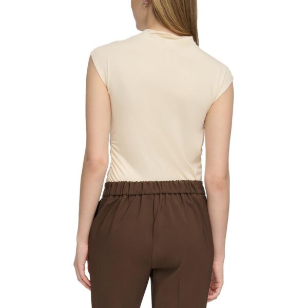 Calvin Klein Womens Ruched Viscose Pullover Top Shirt BHFO 2708