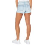 Celebrity Pink Juniors Basic Ultra High Rise Fray Flip Cuff Shorts