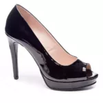 Chinese Laundry Womens Black Peep toe Pumps Shoes 5 Medium (B,M) BHFO 4601