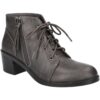 Easy Street Womens Becker Gray Ankle Booties Shoes 8.5 Medium (B,M) BHFO 7612