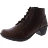 Easy Street Womens Zelene Brown Ankle Boots Shoes 8.5 Wide (C,D,W) BHFO 1694
