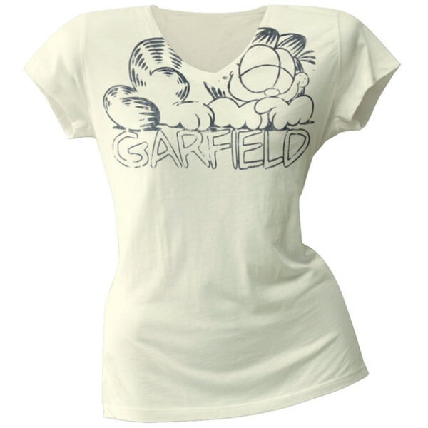 Garfield - Sleeping Juniors V-Neck