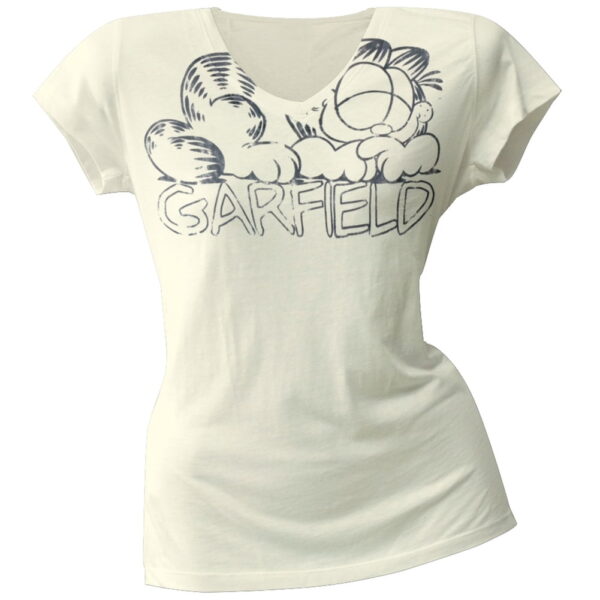 Garfield - Sleeping Juniors V-Neck