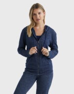 Hanes French Terry Hoodie Full Zip Sweatshirt w Pockets Womens Soft 8 oz S-2XL