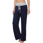 JuneFish Women Wide Leg Pants Casual Stretch Yoga Pant Palazzo Lounge Pants