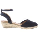 Me Too Womens Nickie 15 Black Wedge Sandals Shoes 9.5 Medium (B,M) BHFO 2739