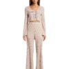 No Boundaries Juniors Crochet Top and Pants Set, Sizes XS-3XL