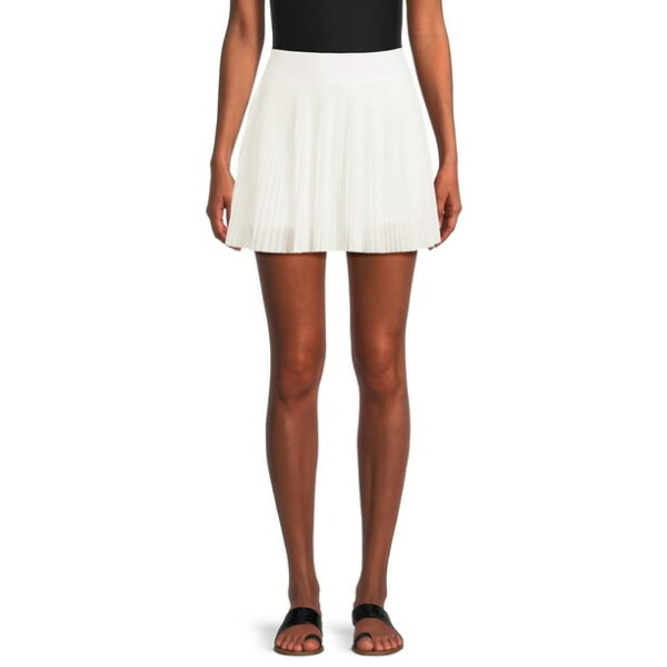 No Boundaries Juniors Pleated Mesh Skort, Sizes XS-XXXL