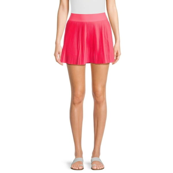 No Boundaries Juniors Pleated Mesh Skort, Sizes XS-XXXL