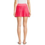 No Boundaries Juniors Pleated Mesh Skort, Sizes XS-XXXL