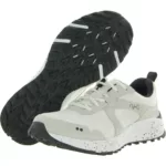 Ryka Womens Kara White Leather Hiking Shoes Sneakers 7.5 Wide (C,D,W) BHFO 3988