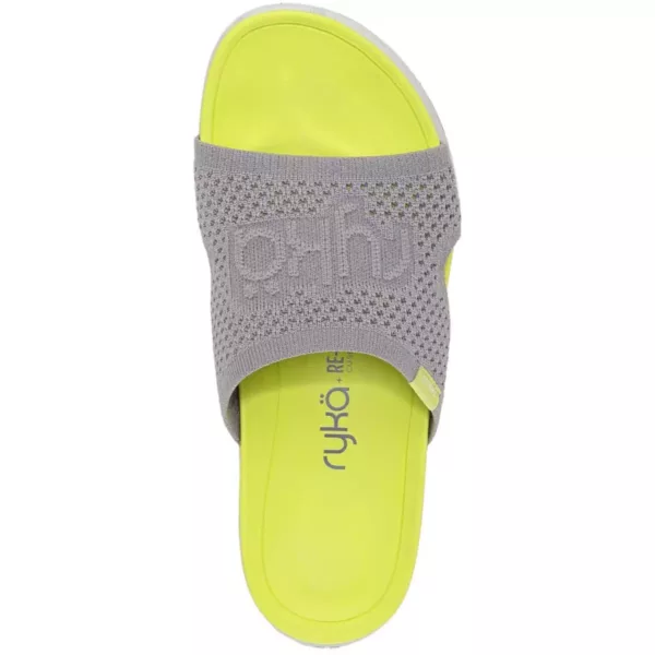 Ryka Womens Thrive Slide Open Toe Slip On Flat Slide Sandals Shoes BHFO 6157