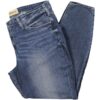 Silver Jeans Womens Blue Embroidered Denim Skinny Jeans Plus 16W BHFO 0528