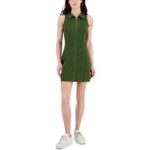 Tinseltown Womens Green Collar Denim Mini Dress Juniors XL BHFO 7900