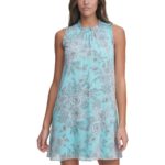 Tommy Hilfiger Womens Party Mini Floral Shift Dress Petites BHFO 2073